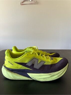 New Balance FuelCell Rebel v4 Green Purple Black MFCX4TR Men's 10 / Women's 11.5